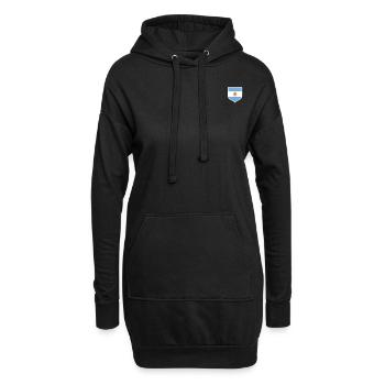 Argentinien Geschenk Argentina Argentine Flagge - Hoodie-Kleid - Schwarz - Vorne