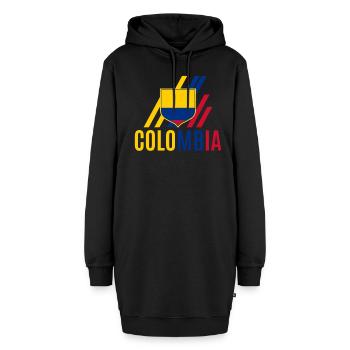 Colombie Colombie Medellín Vacances Bogota Cali - Sweat-shirt à capuche long Femme - noir - Devant