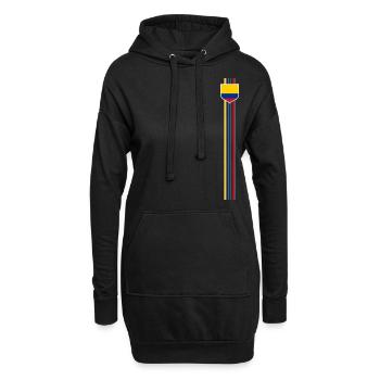 Kolumbien Colombia Medellin Urlaub Bogota Cali - Hoodie-Kleid - Schwarz - Vorne