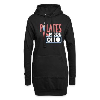 Pilates Mode On For Fitness Lovers - Hoodie Dress - black - Front