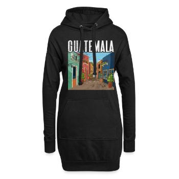 Guatemala - Hoodie-Kleid - Schwarz - Vorne