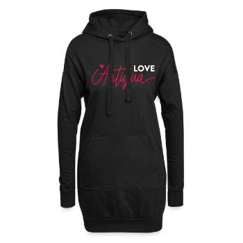Antigua-Barbuda Île des Caraïbes Cadeau de vacances - Sweat-shirt à capuche long Femme - noir - Devant