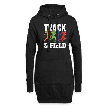 Athletics Athletes - Hoodie Dress - black - Front