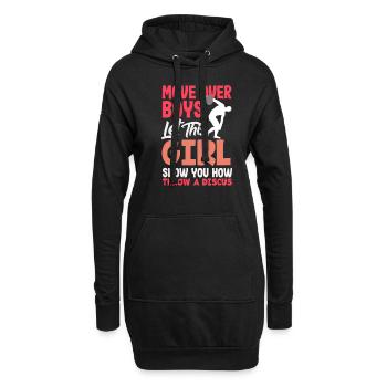 Lancer du disque Athlète Cadeau d’athlète - Sweat-shirt à capuche long Femme - noir - Devant
