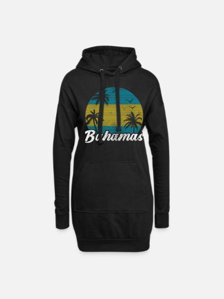 Bahamas - Hoodie-Kleid - Schwarz