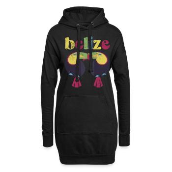 Belize - Hoodie-Kleid - Schwarz - Vorne