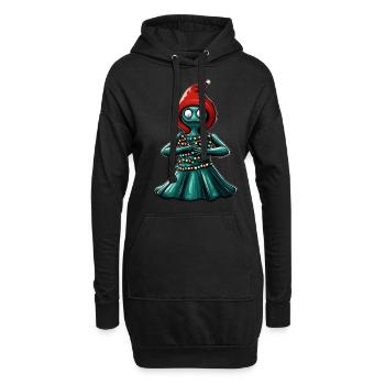 Cryptozoologie du cryptide monstre de Flatwoods - Sweat-shirt à capuche long Femme - noir - Devant