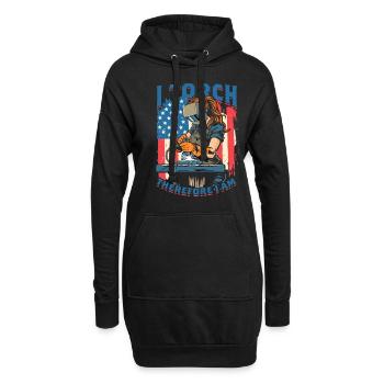 Soudeur Professionnel du soudage Je touche donc je suis - Sweat-shirt à capuche long Femme - noir - Devant