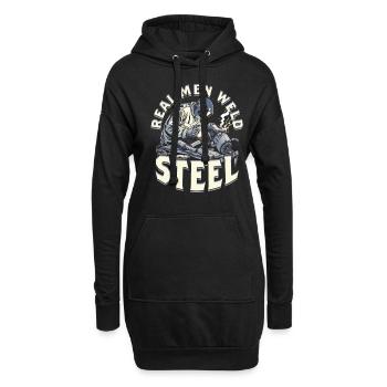 Soudeur Spécialiste en soudage - Sweat-shirt à capuche long Femme - noir - Devant