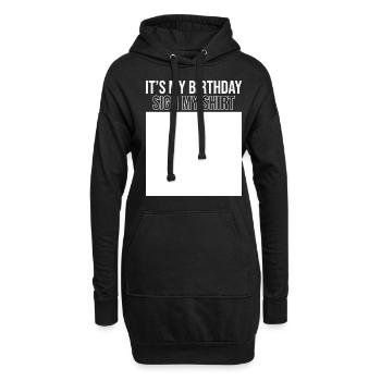 Cadeau Rond Fête d’anniversaire Célébration Anniversaire - Sweat-shirt à capuche long Femme - noir - Devant