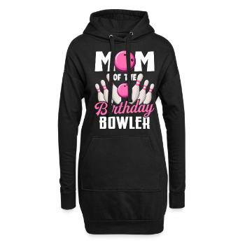 Bowling Maman d’anniversaire Maman d’anniversaire Bowler - Sweat-shirt à capuche long Femme - noir - Devant
