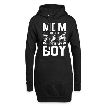 Dirt Bike Maman Motard Moto Offroad Maman de naissance - Sweat-shirt à capuche long Femme - noir - Devant