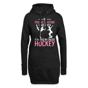 Figure Skating Called Hockey Skaters - Hoodie Dress - black - Front