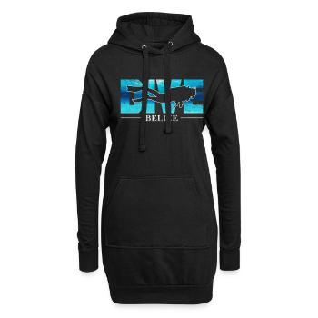 Belize - Hoodie-Kleid - Schwarz - Vorne