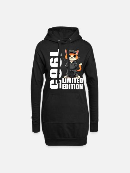 Limited Edition 1965 Geburtstag 1965 Geboren - Hoodie-Kleid - Schwarz