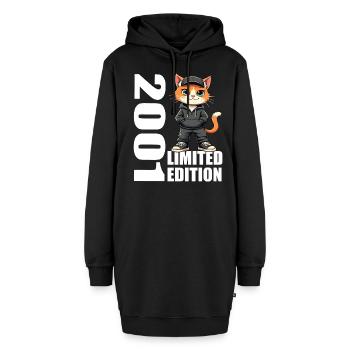 Limited Edition 2001 Geburtstag 2001 Geboren - Hoodie-Kleid - Schwarz - Vorne
