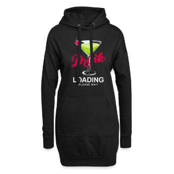 Lustiger Barkeeper Spruch Barkeeper Geschenk - Hoodie-Kleid - Schwarz - Vorne