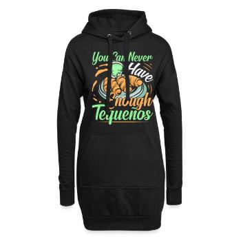 Tequenos Venezuelan - Hoodie Dress - black - Front