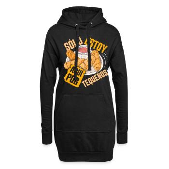 Tequenos Venezuelan - Hoodie Dress - black - Front