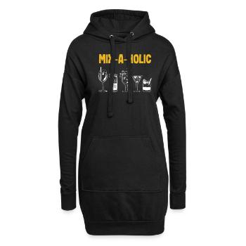 Funny Bartender Saying Bartender Gift - Hoodie Dress - black - Front