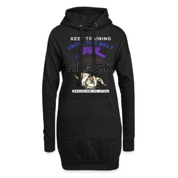 Motivation Martial Arts Brazilian Jiu-Jitsu - Hoodie Dress - black - Front