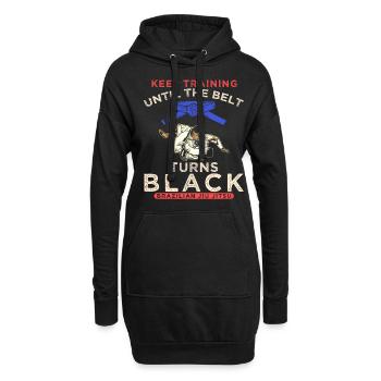 Motivation Martial Arts Brazilian Jiu-Jitsu - Hoodie Dress - black - Front