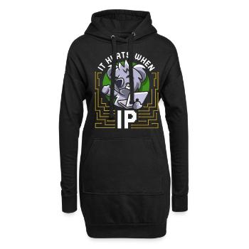 IT Geek, Accessoires PC Périphériques de stockage Evolution - Sweat-shirt à capuche long Femme - noir - Devant
