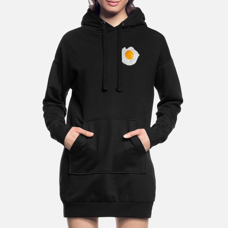 Egg Fried Egg Scrambled Eggs Breakfast Egg for Toast Hoodie Dress