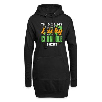 Funny Cornhole Player Gift - Hoodie Dress - black - Front