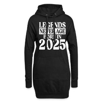 Legends Never Grow Old Birthday 2025 - Hoodie Dress - black - Front