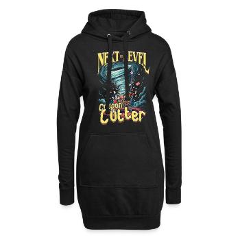 Couponing Coupon Next-Level Coupon Cutter - Hoodie-Kleid - Schwarz - Vorne