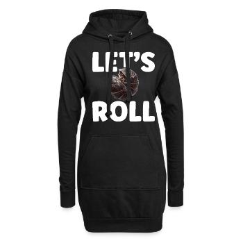 Isopod Owner Let´s roll Entomologist Rollie Pollie - Hoodie-Kleid - Schwarz - Vorne