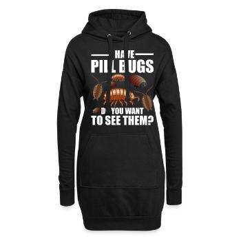 Rollie Pollie Entomology Owner Roly Poly Pill bug - Hoodie-Kleid - Schwarz - Vorne
