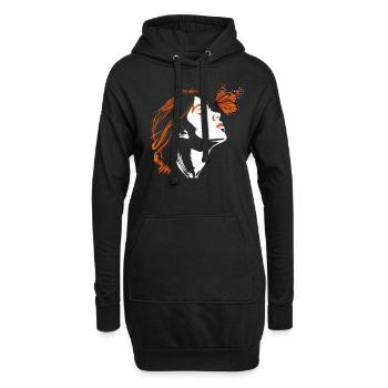 Monarch Butterfly Mom Insect Owner Entomologist - Hoodie-Kleid - Schwarz - Vorne
