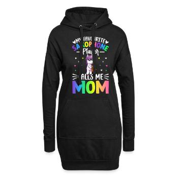 My Favourite Saxophone Player Calls Me Mom - Hoodie-Kleid - Schwarz - Vorne