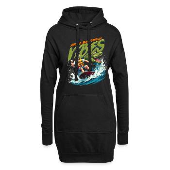 Wakeboarding Wakeboard Vibes Wakeboarder - Sweat-shirt à capuche long Femme - noir - Devant