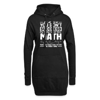 Cadeau de mathématiques pour professeur de mathématiques - Sweat-shirt à capuche long Femme - noir - Devant