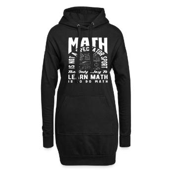 Cadeau de mathématiques pour professeur de mathématiques - Sweat-shirt à capuche long Femme - noir - Devant