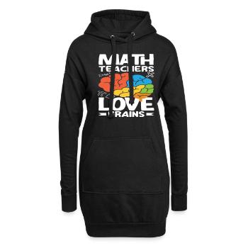 Cadeau de mathématiques pour professeur de mathématiques - Sweat-shirt à capuche long Femme - noir - Devant