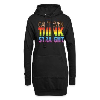 Pride LGBTQ Pride Regenbogen Pride Gay Pride Lgbtq - Hoodie-Kleid - Schwarz - Vorne