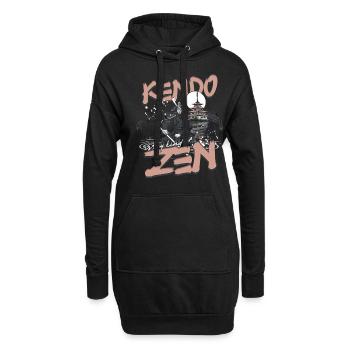 Kendo Is My Kind Of Zen - Hoodie-Kleid - Schwarz - Vorne