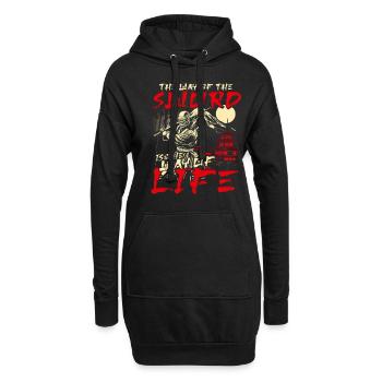 Kendo The Way Of The Sword Is The Way Of Life - Hoodie-Kleid - Schwarz - Vorne