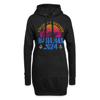 Bahamas - Sweat-shirt à capuche long Femme - noir - Devant
