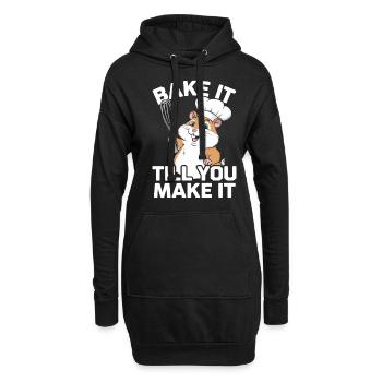 Faites-le cuire jusqu’à ce que vous le fassiez Hamster Chef - Sweat-shirt à capuche long Femme - noir - Devant
