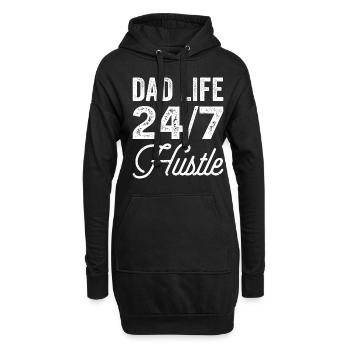 Geschenke Zum Vatertag Für Papa - Hoodie-Kleid - Schwarz - Vorne