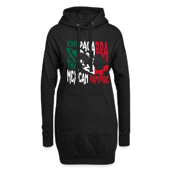 Chupacabra The Mexican Vampire Kryptid - Hoodie-Kleid - Schwarz - Vorne