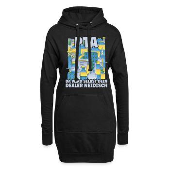 PTA Dealer Neidisch - Hoodie-Kleid - Schwarz - Vorne