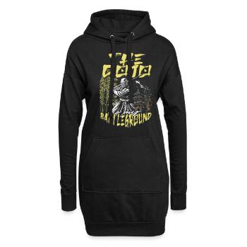 Kendo Dojo Is My Battleground - Hoodie-Kleid - Schwarz - Vorne