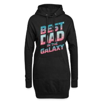 Geschenke Zum Vatertag Für Papa - Hoodie-Kleid - Schwarz - Vorne