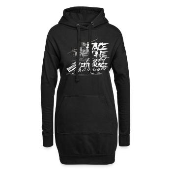 Kendo Japanische Kampfsportarten - Hoodie-Kleid - Schwarz - Vorne